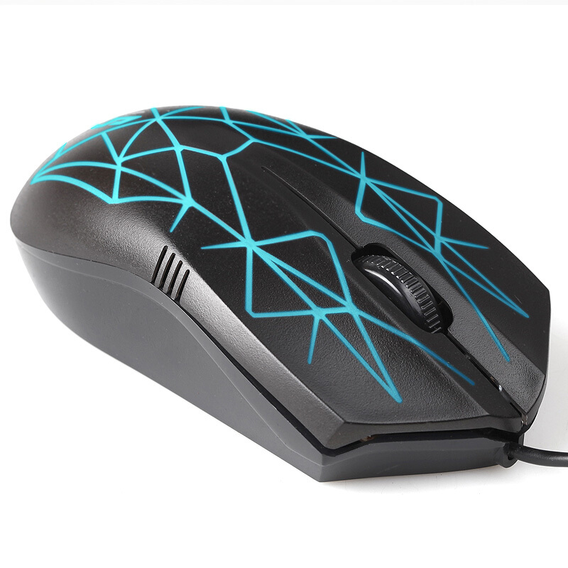 灵蛇 m82 有线鼠标 3000dpi 黑色