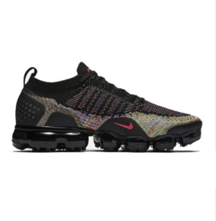 NIKE 耐克 Air VaporMax Flyknit 2 男子跑鞋 942842-017 黑彩虹 46