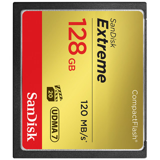 SanDisk 闪迪 至尊极速系列 Extreme CF存储卡 128GB（UHS-III）