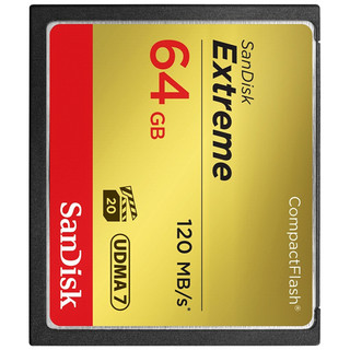 SanDisk 闪迪 至尊极速系列 Extreme CF存储卡 64GB（UHS-III）