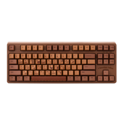 AJAZZ 黑爵 Chocolate Cubes  巧克力色机械键盘 87键 粉轴
