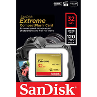 SanDisk 闪迪 至尊极速系列 Extreme CF存储卡 32GB（UHS-III）