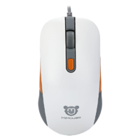 MiMouse 咪鼠科技 M1 有线鼠标 1200DPI 橙色
