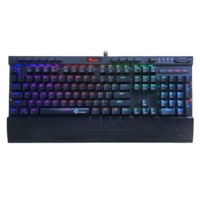 THU 104键 有线机械键盘 黑色 国产青轴 RGB