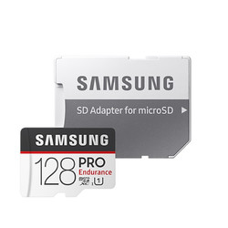 SAMSUNG 三星 128GB TF（MicroSD）存储卡 U1 4K 高度耐用视频监控版