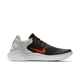 NIKE 耐克 FREE RN 2018 男子跑鞋 942836-005 黑白/橙色 43