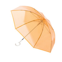 Beneunder 蕉下 透彩系列 BU9087 8骨睛雨伞3把装 透明色+画册橘+茶棕色