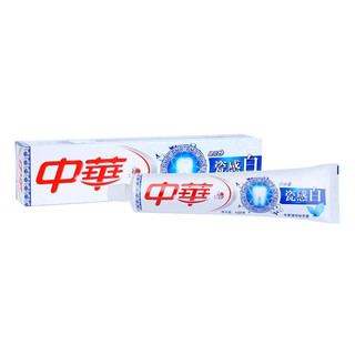 中华牙膏 冬青薄荷味瓷感白牙膏 140g*2