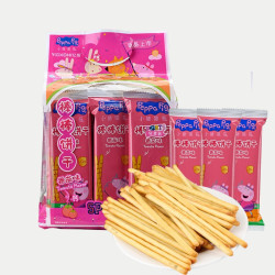 Peppa Pig 小猪佩奇 棒棒饼干 番茄味 儿童磨牙饼干 288g/袋