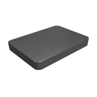 TOSHIBA 东芝 新小黑A3系列 2.5英寸Micro-B移动机械硬盘 4TB USB 3.0 商务黑 单片
