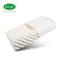 Ventry 温特瑞 VENTRY 泰国进口天然乳胶枕头含量93% 人体工学三曲线成人颈椎透气枕 防螨高低颗粒按摩枕