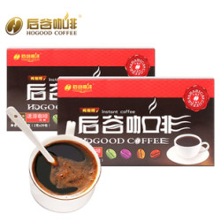 后谷咖啡 速溶纯黑咖啡 2g*20袋*2盒