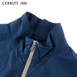 CERRUTI 1881 卓诺迪 男装春夏商务休闲拼接时尚运动夹克外套C3950EI111 海蓝 46