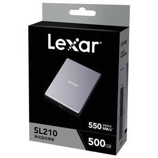 Lexar 雷克沙 SL210 移动固态硬盘 500G Type-C