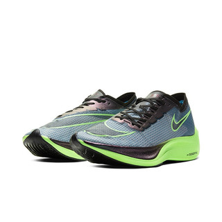 NIKE 耐克 Zoom Vaporfly NEXT% 中性跑鞋 AO4568-400 黑灰绿 44.5