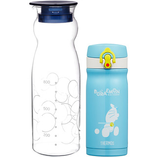 THERMOS 膳魔师 JMY-351+KBT2887 保温杯+冷水壶 350ml+1300ml