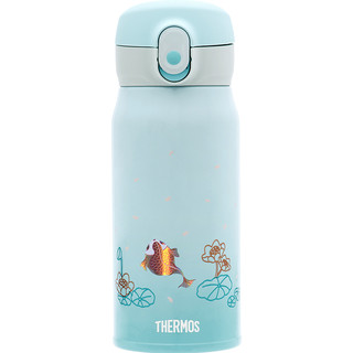 THERMOS 膳魔师 锦鲤系列 TCMC-400 保温杯 400ml 蓝色