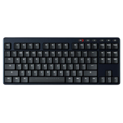 iKBC S200 87键 2.4G无线机械键盘 黑色 ttc矮红轴 无光