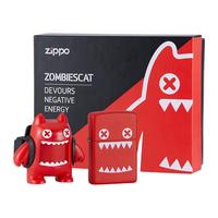 ZIPPO 之宝 IP联名 ZCBEC-138 打火机套装 魔鬼猫 红色