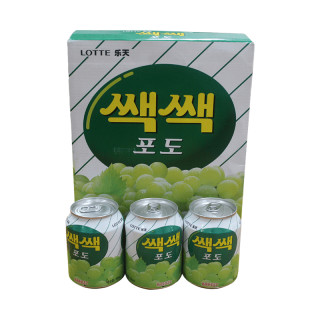 lotte乐天葡萄汁238ml12罐