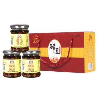 桃溪牌 永春 醋泡黄豆   160g*3瓶