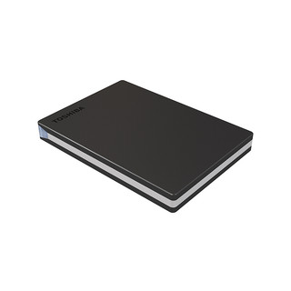 TOSHIBA 东芝 Slim系列 2.5英寸Micro-B移动移动机械硬盘 2TB USB3.0 兼容Mac 黑色