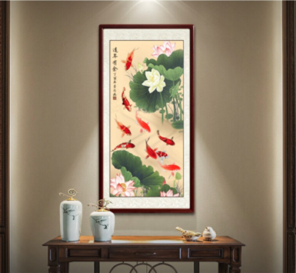 尚得堂墨翁连年有余65125cm装饰画宣纸