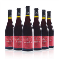 法国原瓶进口红酒 柯黛巴斯美乐红葡萄酒14度6瓶整箱6*750ML