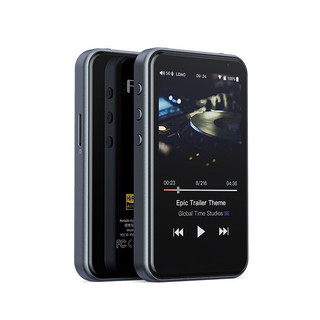 FiiO 飞傲 M6 双向蓝牙解码耳放音频播放器 2GB 钛色