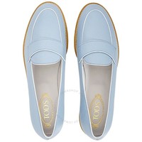 TOD'S/托德斯 女式皮革乐福鞋 白色11088B027B