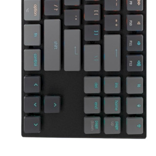 keychron K1 104键 蓝牙双模无线机械键盘 黑色 佳达隆矮青轴 RGB