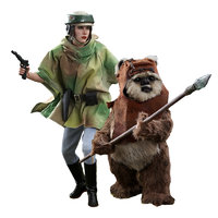 HOT TOYS 狂热玩具 星球大战：绝地归来 1/6 莱娅公主和Wicket 手办