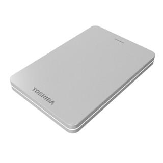 TOSHIBA 东芝 Alumy系列 2.5英寸Micro-B移动机械硬盘 2TB USB 3.0 尊贵银