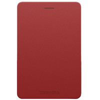 TOSHIBA 东芝 Alumy系列 2.5英寸Micro-B移动机械硬盘 500GB USB 3.0 经典红