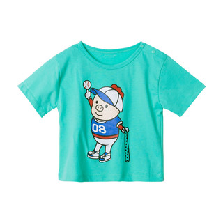 Bornbay 贝贝怡 男童短袖T恤夏季新款2020宝宝上衣纯棉婴儿衣服外出服童装