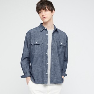 UNIQLO 优衣库 男士长袖衬衫 436169