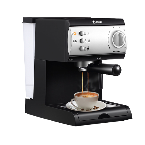 donlim 东菱 dl-kf6001 半自动咖啡机 黑色