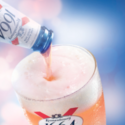 kronenbourg1664凯旋1664啤酒桃红500ml12罐果味啤酒小麦风味覆盆子味