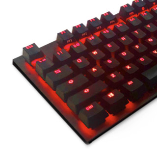 Lenovo 联想 玛雅之光 104键 有线机械键盘 黑色 Cherry红轴 单光