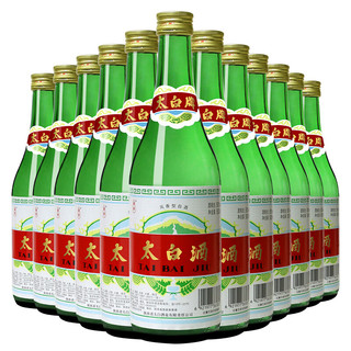 太白 普太绿瓶 50%vol 凤香型白酒 500ml*12瓶 整箱装