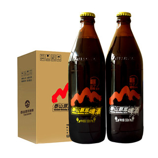 TAISHAN 泰山啤酒 原浆啤酒组合装 518ml*2瓶（15°P琥珀IPA+22°P烈性艾尔）