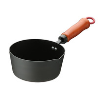 COOKER KING 炊大皇 日式小精致系列 NG14RS 奶锅(14cm、铁质、黑色)