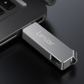 Lexar 雷克沙 D30C系列 LJDD30C256G-BNSNC USB3.1 U盘 银色 256GB USB-C/USB双口