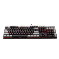 HEXGEARS 黑峡谷 GK715s 104键 有线机械键盘 黑灰色 凯华BOX红轴 单光