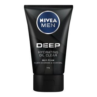 NIVEA MEN 妮维雅男士 深·黑系列 控油保湿洁面泥 100g