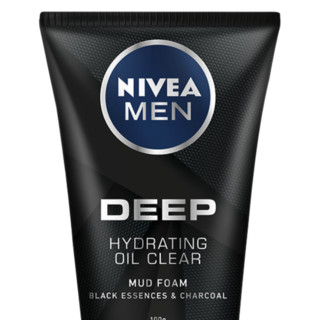 NIVEA MEN 妮维雅男士 深·黑系列 控油保湿洁面泥 100g