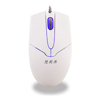 A4TECH 双飞燕 OP-550NU 有线鼠标 1000DPI 白色