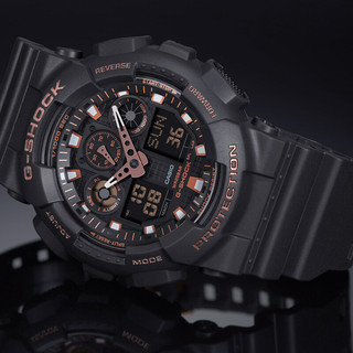 CASIO 卡西欧 G-SHOCK YOUTH系列 51.2毫米石英腕表 GA-100GBX-1A4