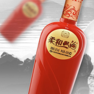 双沟 柔和 红精品 42%vol 浓香型白酒 450ml 单瓶装