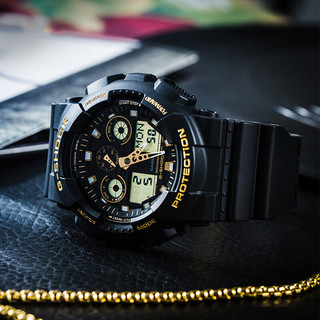 CASIO 卡西欧 G-SHOCK YOUTH系列 51.2毫米石英腕表 GA-100GBX-1A9